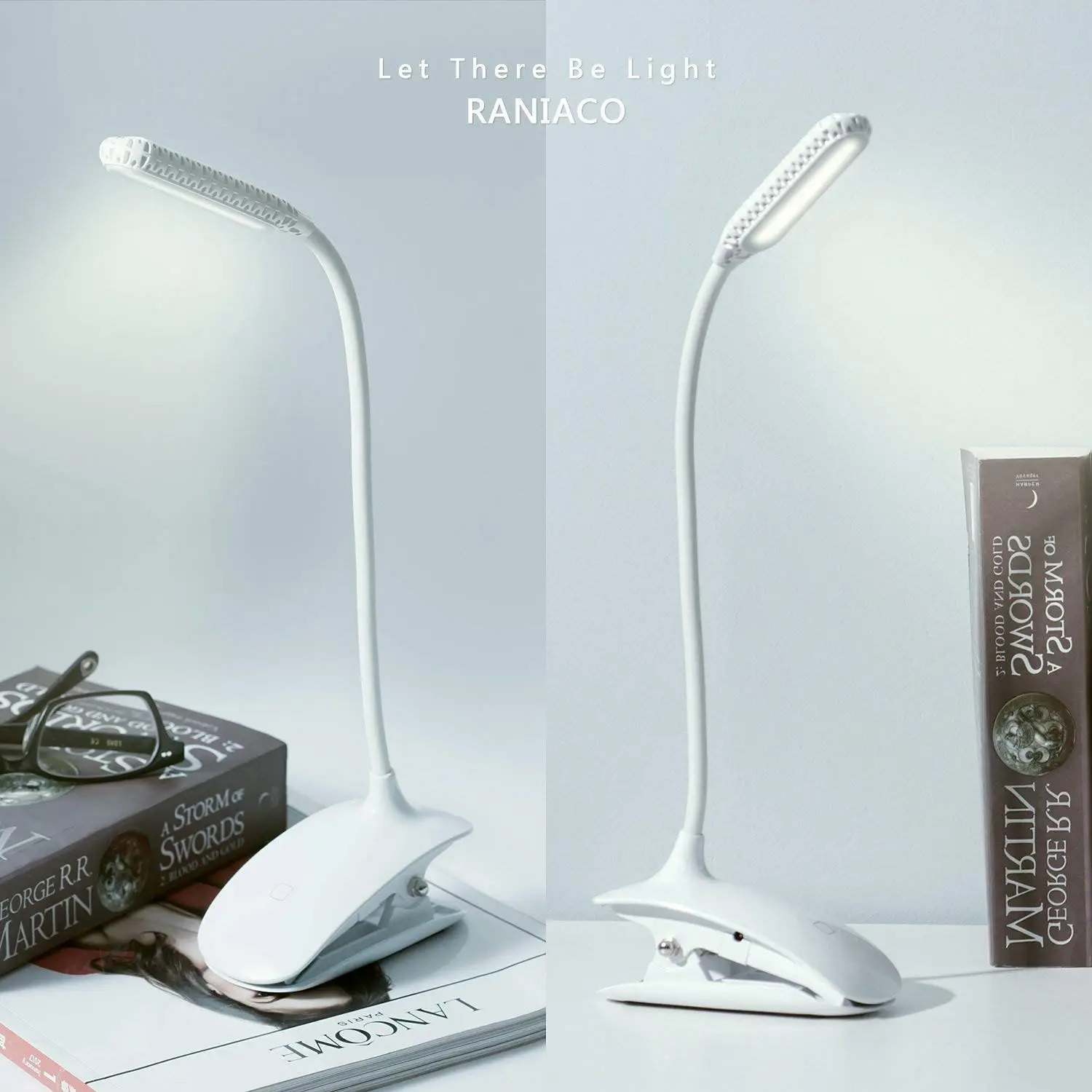 New Led Clip Reading Light,Daylight 12 Leds Reading Lamp-3 Brightness,USB Rechargeable, Touch-Switch Bedside Book Light
New Led Clip Reading Light,Daylight 12 Leds Reading Lamp-3 Brightness,USB Rechargeable, Touch-Switch Bedside Book Light