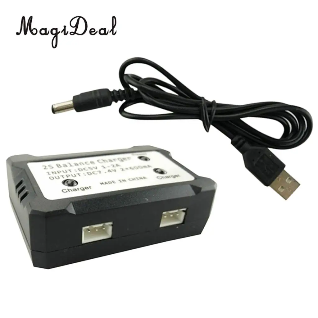 Durable 2 in 1 USB Balance Charger 7.4V 2S USB Charger for Syma X8 X8C X8G X8HG X8HW X8HC RC Quadcopter Remote Control Parts