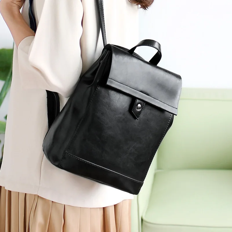 LKX Genuine Leather Women's Both Shoulders Small Feminine Backpack 2018 Cowhide Lady Package School Bags For Teenagers Girls
LKX Genuine Leather Women's Both Shoulders Small Feminine Backpack 2018 Cowhide Lady Package School Bags For Teenagers Girls