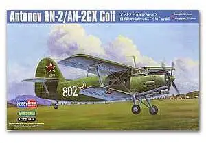 Hobby Boss 1/48 scale aircraft models 81705 Antonio An-2 / An-2CX "Pony" light transport aircraft *
Hobby Boss 1/48 scale aircraft models 81705 Antonio An-2 / An-2CX "Pony" light transport aircraft *