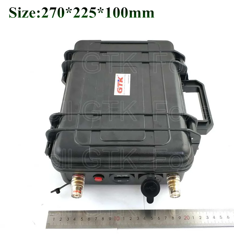 Lifepo4 15v 50ah lifepo4 battery pack 16v 50ah 5s lifepo 18.2v 60ah for Portable external camera flash Solar Power suitcase USB (3)