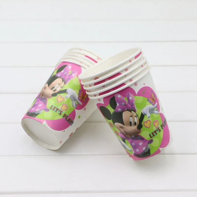 10pcs/lot Minnie Mouse Paper Cups Disposable Tableware Wedding Birthday Decorations Baby Shower For Kids Girls Boys
10pcs/lot Minnie Mouse Paper Cups Disposable Tableware Wedding Birthday Decorations Baby Shower For Kids Girls Boys
