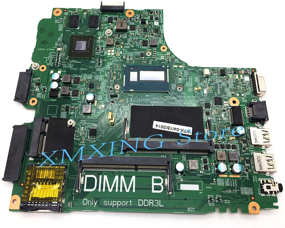 FULCOL для DELL Latitude 3440 материнская плата ноутбука I3 4010U процессор GT740M GPU CN 0NJ6T0 NJ6T0