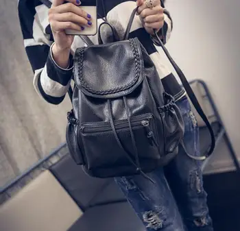 ETN BAG 081016 hot sale lady casual backpack female leisure leather travel bag 
ETN BAG 081016 hot sale lady casual backpack female leisure leather travel bag