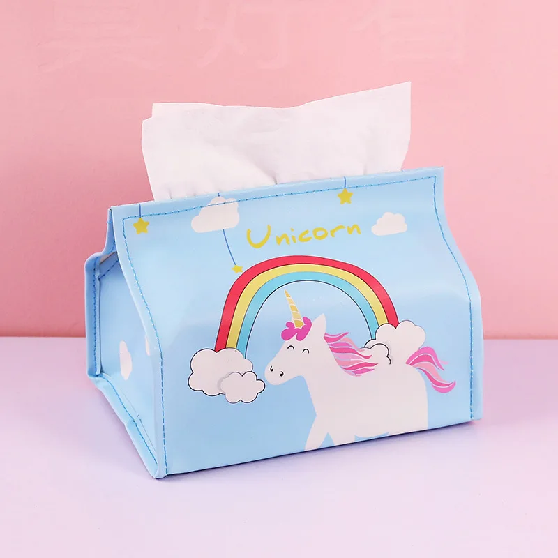 Household Napkin Box Cartoon Unicorn Pattern Bedroom Paper Bag Tissue Box Home Storage Bathroom PU Paper Towel Holder Set
Household Napkin Box Cartoon Unicorn Pattern Bedroom Paper Bag Tissue Box Home Storage Bathroom PU Paper Towel Holder Set