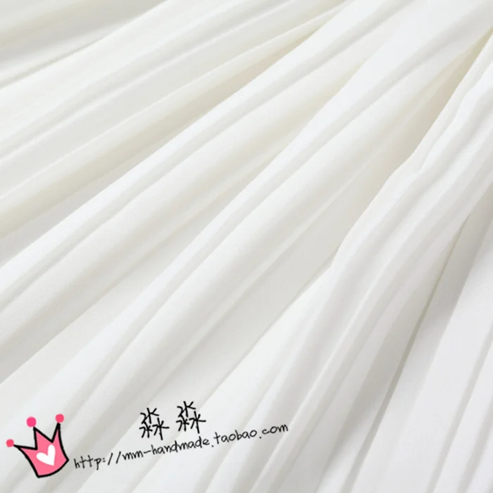 1psc 2016 cool micro through the white pearl yarn fabric pleat Pleated Chiffon fabric crushed fresh pantskirt(pleated 0.5m)
1psc 2016 cool micro through the white pearl yarn fabric pleat Pleated Chiffon fabric crushed fresh pantskirt(pleated 0.5m)