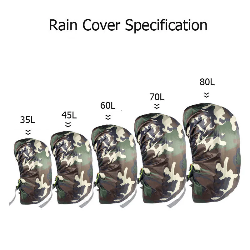 35-80L Outdoor Waterproof Dust Proof Backpack Rain Cover Rucksack Rainproof Cover Pack Cover for Camping Hiking
35-80L Outdoor Waterproof Dust Proof Backpack Rain Cover Rucksack Rainproof Cover Pack Cover for Camping Hiking