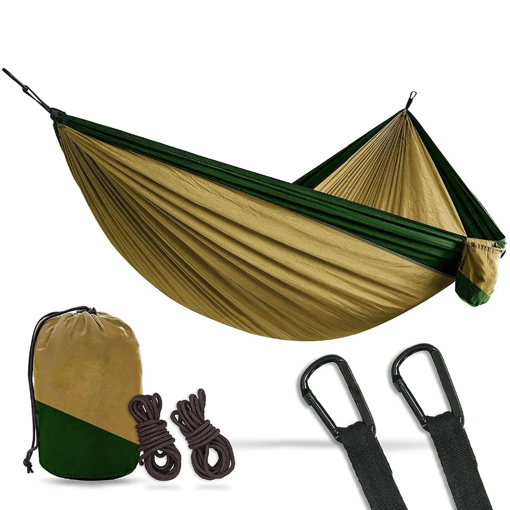 2 Person Double Camping Hammock XL 10 Foot Nylon Portable Heavy Duty Holds 700lb for Sitting Hanging Big Crazy Promotion Sale
2 Person Double Camping Hammock XL 10 Foot Nylon Portable Heavy Duty Holds 700lb for Sitting Hanging Big Crazy Promotion Sale