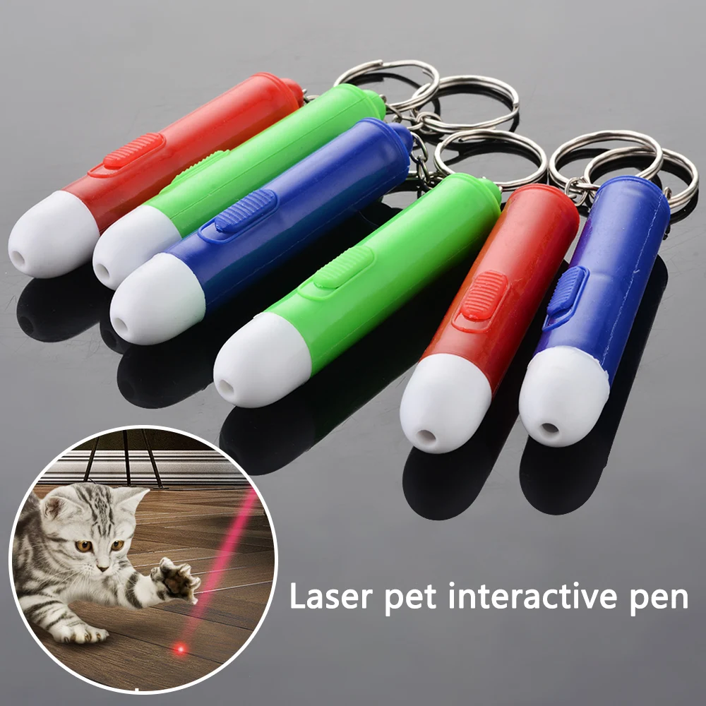 1PC Pet Cat Chaser Led Pen Teaser Toy Interactive Led Lighting Fun Toy Random Color Red Laser Pointer Pen Childrens Play Toys
1PC Pet Cat Chaser Led Pen Teaser Toy Interactive Led Lighting Fun Toy Random Color Red Laser Pointer Pen Childrens Play Toys