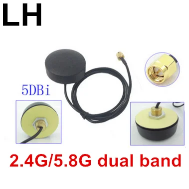 2.4G 5.8G dual band screw mount antenna with 1meter cable SMA male dual band new 2.4G 5.8G indoor wifi control antenna
2.4G 5.8G dual band screw mount antenna with 1meter cable SMA male dual band new 2.4G 5.8G indoor wifi control antenna