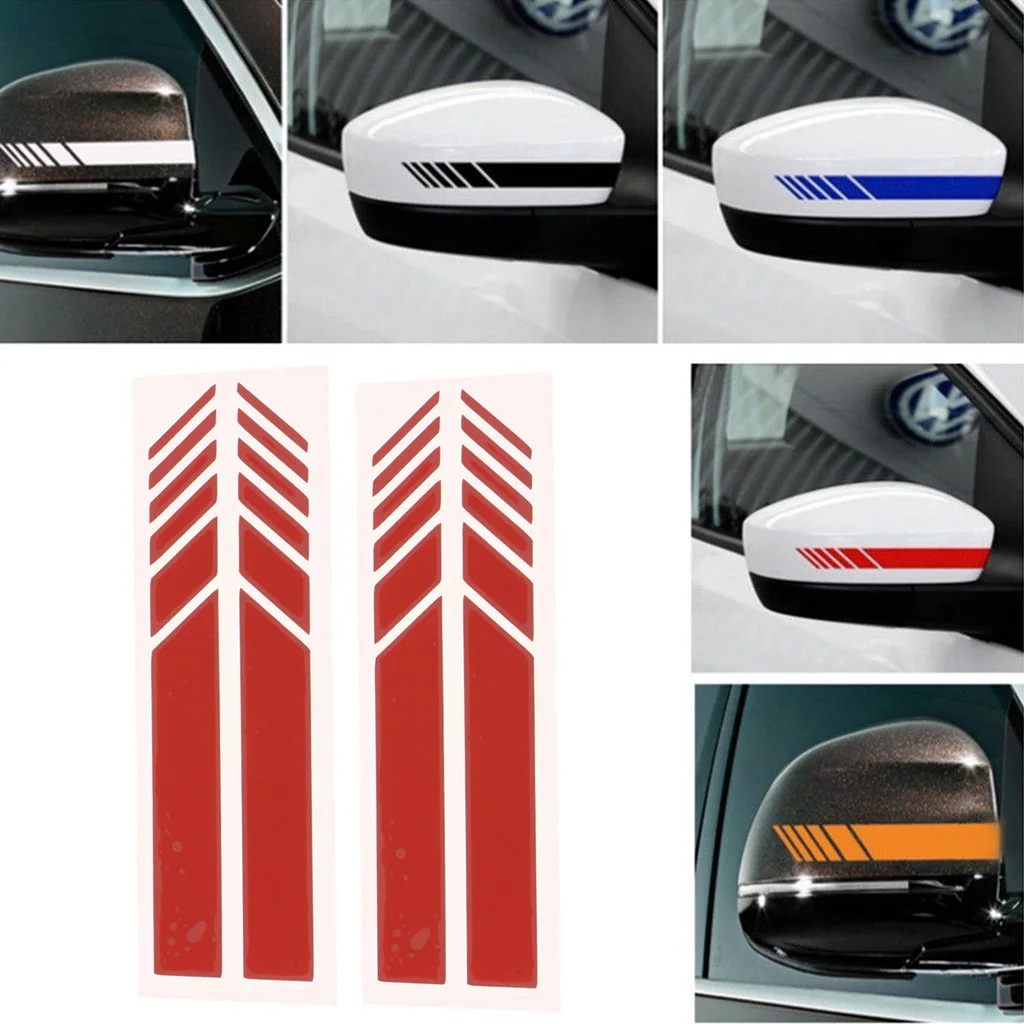 2 Pcs 4 Lines Car Rear View Mirror Stickers Reflective Decor DIY Car Body Side Decal Stripe Decals Vinyl Graphic 6.0*0.79Inch
2 Pcs 4 Lines Car Rear View Mirror Stickers Reflective Decor DIY Car Body Side Decal Stripe Decals Vinyl Graphic 6.0*0.79Inch