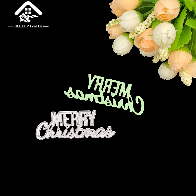 UULULY Crafts 32*89mm Letters Merry Christmas Metal Steel Cutting Dies Stencil DIY Scrapbooking Paper Card
UULULY Crafts 32*89mm Letters Merry Christmas Metal Steel Cutting Dies Stencil DIY Scrapbooking Paper Card