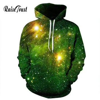 Raise Trust 3d Sweatshirts Men/Women Print Green Stars Nebula Hoodies Harajuku Couple Street Wear Sportswear Pullover Hooded
Raise Trust 3d Sweatshirts Men/Women Print Green Stars Nebula Hoodies Harajuku Couple Street Wear Sportswear Pullover Hooded