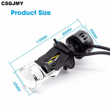 CSGJMY 1Pair LED for car clear beam pattern 12V 24V 72W 6000k no astigmatic problem H4 LED hi-lo mini projector lens headlight
CSGJMY 1Pair LED for car clear beam pattern 12V 24V 72W 6000k no astigmatic problem H4 LED hi-lo mini projector lens headlight