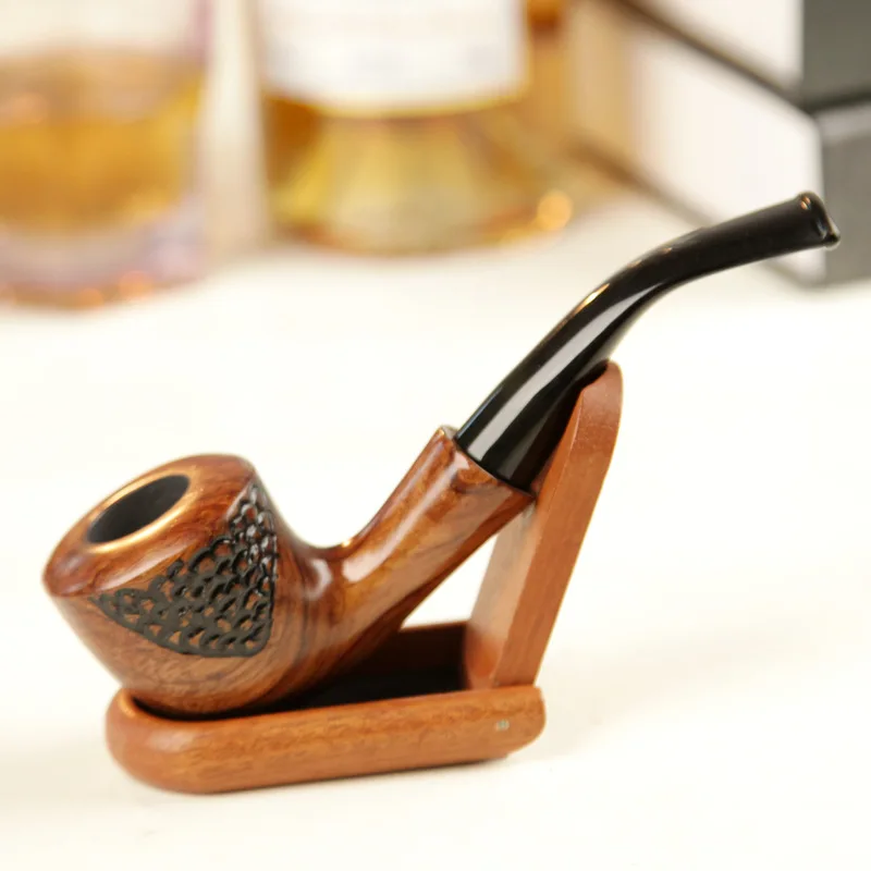 Scotte Tobacco Pipe Handmade Ebony Wood root Smoking Pipe Gift Box and Accessories
Scotte Tobacco Pipe Handmade Ebony Wood root Smoking Pipe Gift Box and Accessories