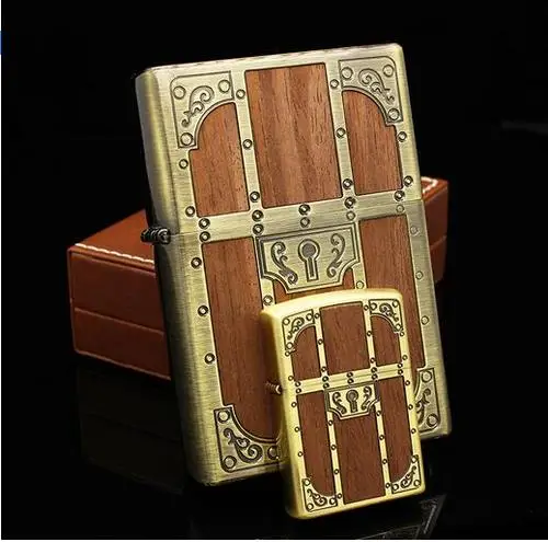 Hong Kong brand ZORRO windproof kerosene metal lighters Pure copper stick solid wood Lash suit lighter Lash lighter two lighte
Hong Kong brand ZORRO windproof kerosene metal lighters Pure copper stick solid wood Lash suit lighter Lash lighter two lighte