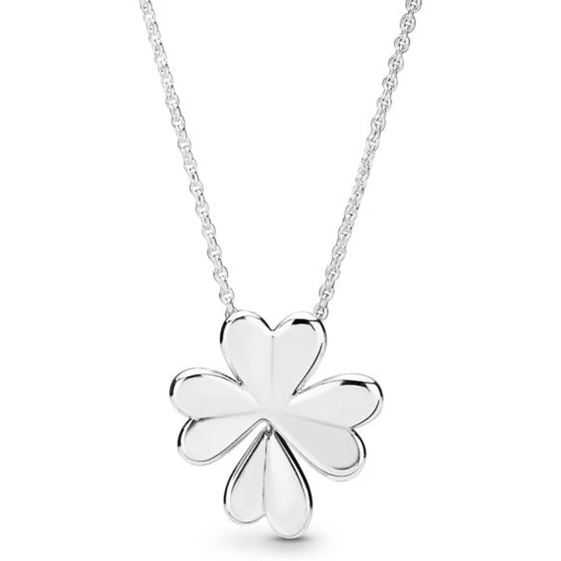 New 925 Sterling Silver Necklace Lucky Four-leaf Clover With Adjust Sliding Necklace For Women Wedding Gift Diy Pandora Jewelry
New 925 Sterling Silver Necklace Lucky Four-leaf Clover With Adjust Sliding Necklace For Women Wedding Gift Diy Pandora Jewelry