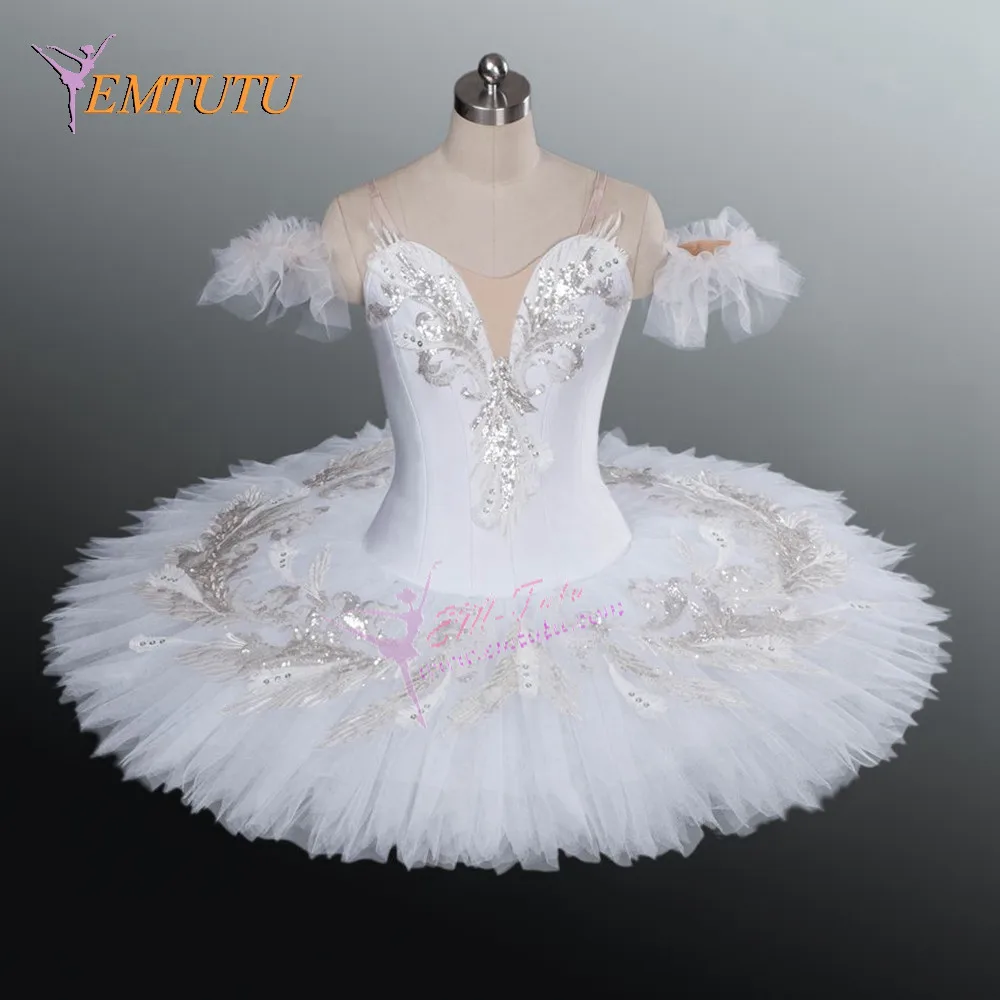 White Swan Lake Ballet Tutu Dying Swan Professional Tutu Classical Performance Pancake Ballet Tutus Ballet Stage Costumes Women
White Swan Lake Ballet Tutu Dying Swan Professional Tutu Classical Performance Pancake Ballet Tutus Ballet Stage Costumes Women