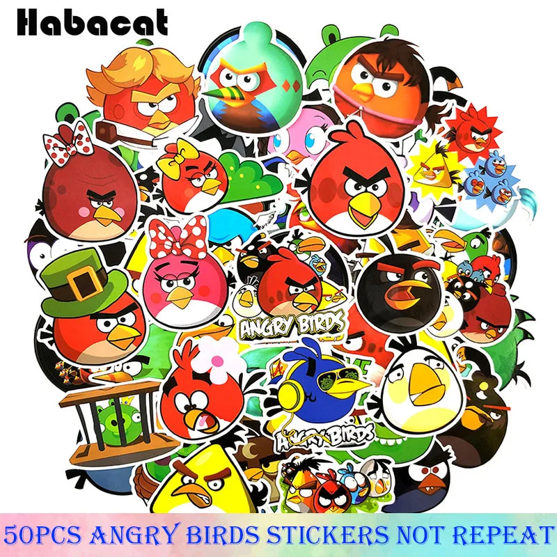 50 Pcs/Pack Angry Bird Puzzle Games Cartoo Stickers For Motorcycle Luggage Laptop Bicycle Skateboard Stationery Guitar Stickers
50 Pcs/Pack Angry Bird Puzzle Games Cartoo Stickers For Motorcycle Luggage Laptop Bicycle Skateboard Stationery Guitar Stickers