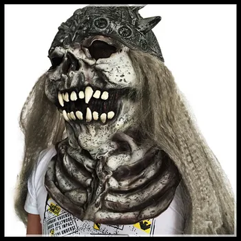 Hot Selling Halloween Party Cosplay Latex skull mask with gray Hair Horror bloody scary halloween skull mask for free shipping
Hot Selling Halloween Party Cosplay Latex skull mask with gray Hair Horror bloody scary halloween skull mask for free shipping