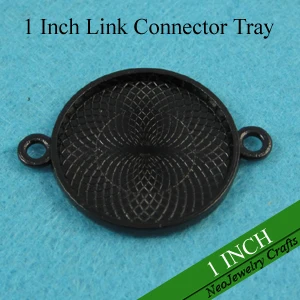 25mm Black Round Link Connector Tray, 1 Inch Link Settings, Tray Pendant Connector Links For Glass and Interchangeable Bracelets
25mm Black Round Link Connector Tray, 1 Inch Link Settings, Tray Pendant Connector Links For Glass and Interchangeable Bracelets