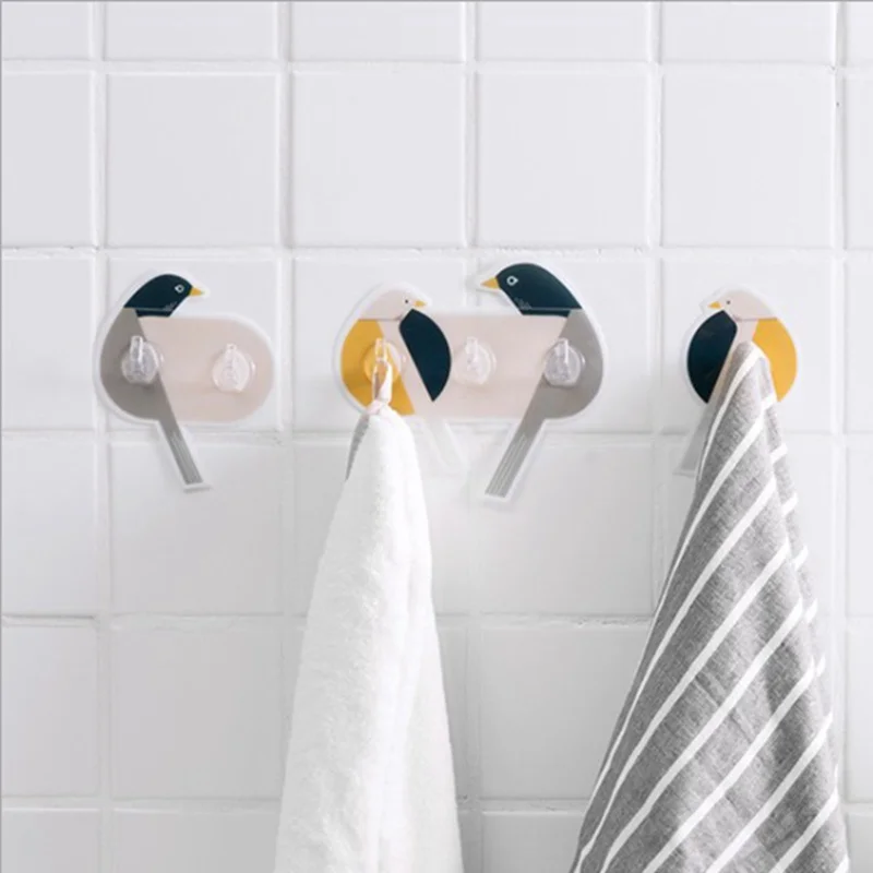 2PCS Creative Bird Seamless Adhesive Hook home nail-free Transparent Strong Stick Hooks Kitchen bathroom accessories Wall Hanger
2PCS Creative Bird Seamless Adhesive Hook home nail-free Transparent Strong Stick Hooks Kitchen bathroom accessories Wall Hanger