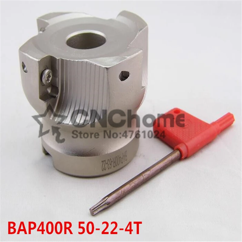 1pcs BAP400R 50-22-4T Face Mill Shoulder Cutter For Milling Machine,BAP400R Milling Cutter for APMT/APKT1604 blades
1pcs BAP400R 50-22-4T Face Mill Shoulder Cutter For Milling Machine,BAP400R Milling Cutter for APMT/APKT1604 blades
