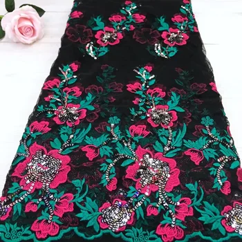 2018 High Quality African Lace Fabrics/French Net Embroidery Applique Sequins Tulle Lace Fabric For Nigerian Pink Wedding Dres
2018 High Quality African Lace Fabrics/French Net Embroidery Applique Sequins Tulle Lace Fabric For Nigerian Pink Wedding Dres
