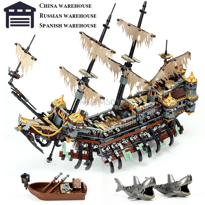 Movies Pirate Ship Salazar Pirates of the Caribbean The Slient Mary Set Model Building Blocks Kids Toys Compatible Legoing Gifts
Movies Pirate Ship Salazar Pirates of the Caribbean The Slient Mary Set Model Building Blocks Kids Toys Compatible Legoing Gifts