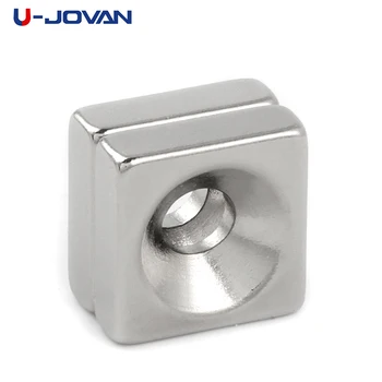 U-JOVAN 5pcs 15 x 15 x 5 mm Hole 5mm N35 Super Strong Rare Earth Neodymium Magnets Suitable for DIY Projects Craft
U-JOVAN 5pcs 15 x 15 x 5 mm Hole 5mm N35 Super Strong Rare Earth Neodymium Magnets Suitable for DIY Projects Craft