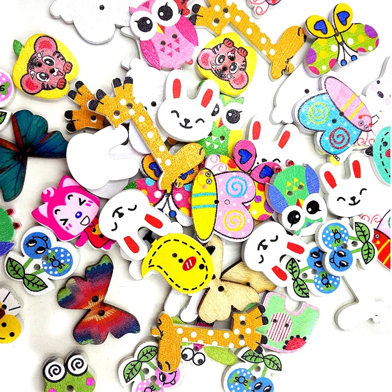 50Pcs Mixed Animal 2 Holes Wooden Buttons Sewing Craft Scrapbooking DIY Amazing -Y102
50Pcs Mixed Animal 2 Holes Wooden Buttons Sewing Craft Scrapbooking DIY Amazing -Y102