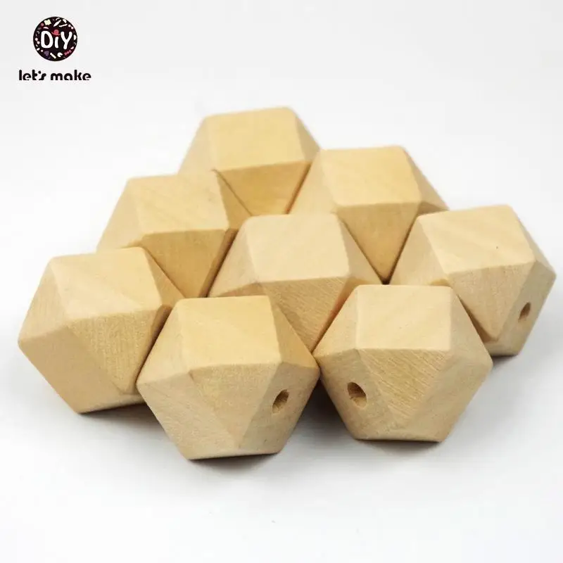 Let's Make Wooden Teether 50pcs Unfinished Hexagon Geometric Beads 20mm Wooden Spacer Beads DIY Teething Necklace Baby Teether
Let's Make Wooden Teether 50pcs Unfinished Hexagon Geometric Beads 20mm Wooden Spacer Beads DIY Teething Necklace Baby Teether
