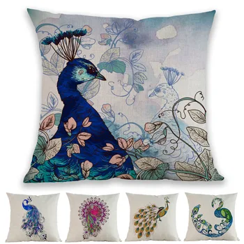 Watercolor style Colorful beautiful Peacock Color Bird Linen Cotton Pillow Case Home Hotel Sofa Decoration Cushion Cover
Watercolor style Colorful beautiful Peacock Color Bird Linen Cotton Pillow Case Home Hotel Sofa Decoration Cushion Cover