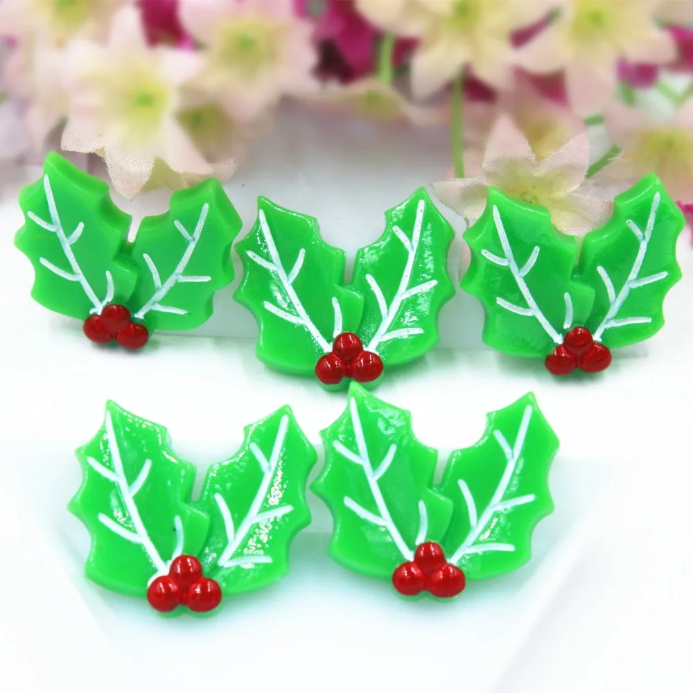 10pcs/lot kawaii flat back resin Christmas green leaf DIY resin cabochons accessories about 25mm
10pcs/lot kawaii flat back resin Christmas green leaf DIY resin cabochons accessories about 25mm