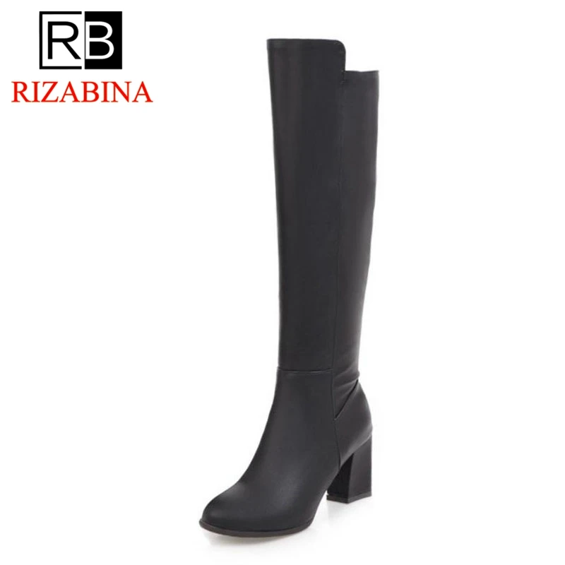 RIZABINA Women High Heels Boots Thick Heels Women's Winter Shoes Fur Warm Knee High Boots Fashion Ladies Footwear Size 32-43
RIZABINA Women High Heels Boots Thick Heels Women's Winter Shoes Fur Warm Knee High Boots Fashion Ladies Footwear Size 32-43