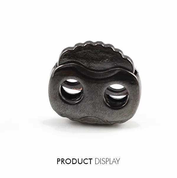 10pcs Black Gun Stopper Spring Toggle Buckle Button Double holes Cord Locks Clasps Drawstring Stops End Clasp
10pcs Black Gun Stopper Spring Toggle Buckle Button Double holes Cord Locks Clasps Drawstring Stops End Clasp