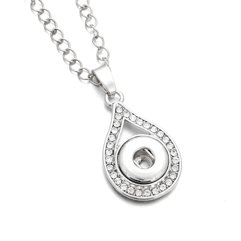 New Snap Pendant Necklaces Water Drop Necklace Fit 12mm Snap Buttons DIY Jewelry For Women Christmas Gift
New Snap Pendant Necklaces Water Drop Necklace Fit 12mm Snap Buttons DIY Jewelry For Women Christmas Gift