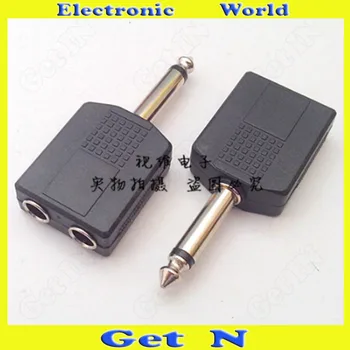 30pcs Adapter Connector Converting 6.5 to Dual-6.5 1-to-2 Adapter Plug Convert Mono Track to Dual 6.5 Jack
30pcs Adapter Connector Converting 6.5 to Dual-6.5 1-to-2 Adapter Plug Convert Mono Track to Dual 6.5 Jack
