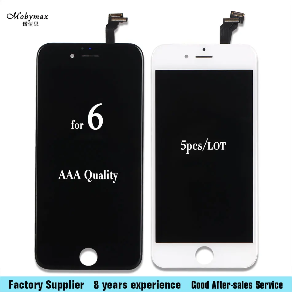 Mobymax For Iphone 6 6G LCD Display Touch Screen Mobile Phone Digitizer Assembly Replacement Parts With Tempered Glass 5pcs/lot
Mobymax For Iphone 6 6G LCD Display Touch Screen Mobile Phone Digitizer Assembly Replacement Parts With Tempered Glass 5pcs/lot
