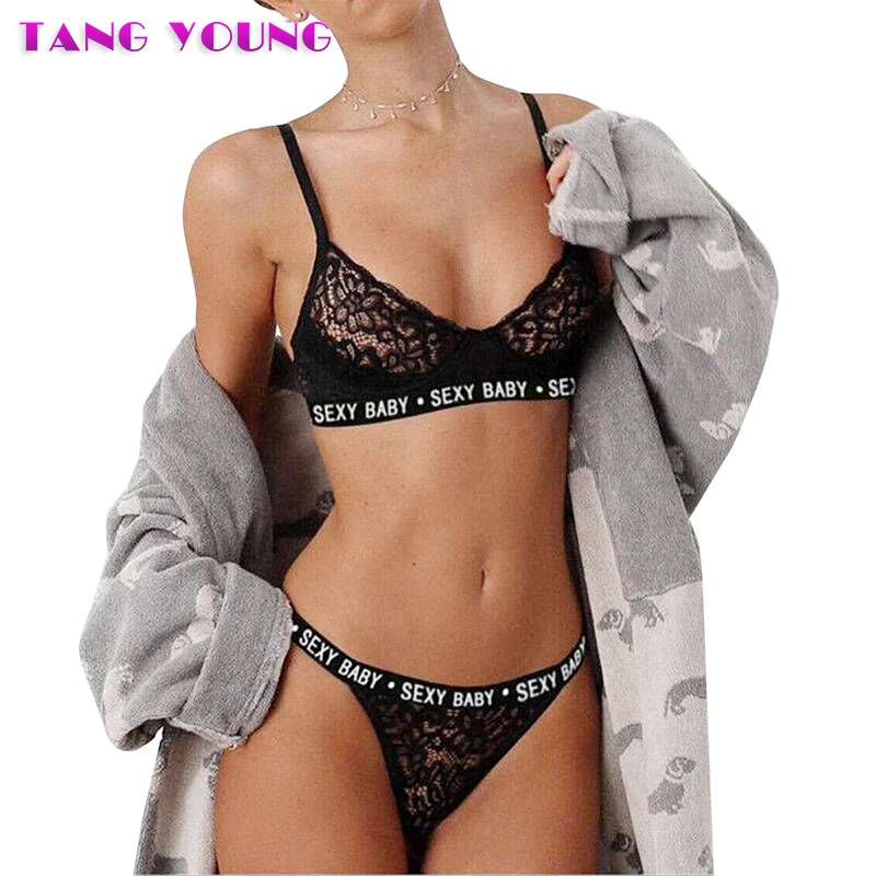 Lace Sexy Bra Set Push Up Seamless Embroidery Bralette Erotic Lingerie Set Transparent Women Underwear Set G-String Thong Set
Lace Sexy Bra Set Push Up Seamless Embroidery Bralette Erotic Lingerie Set Transparent Women Underwear Set G-String Thong Set