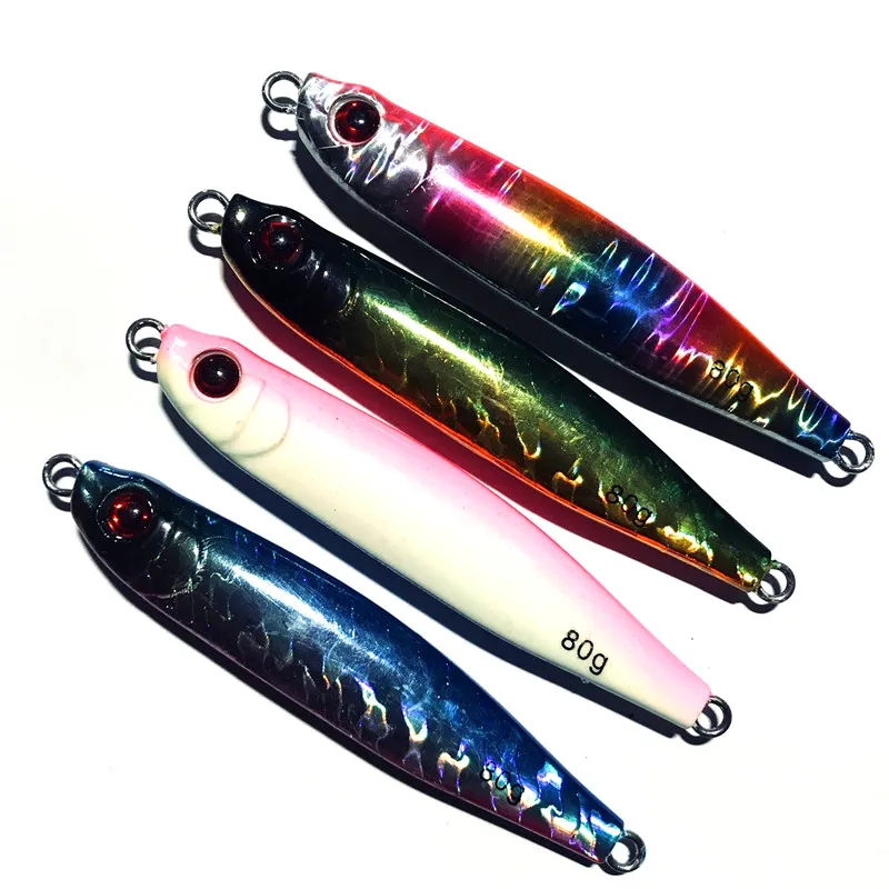 Ufishing Japan Fishing Lure Jig 40g 60g 80g Jigging Bait 1 Pcs/Lot Slow Metal Fish Baits Artificiali Pesca
Ufishing Japan Fishing Lure Jig 40g 60g 80g Jigging Bait 1 Pcs/Lot Slow Metal Fish Baits Artificiali Pesca