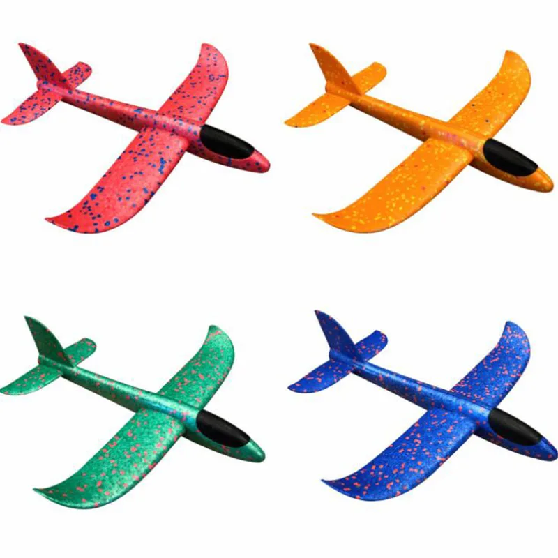 

48CM DIY Hand Throw Flying Glider Planes Foam Aeroplane Model Party Bag Fillers Flying Glider Plane Toys For Children Kids Game