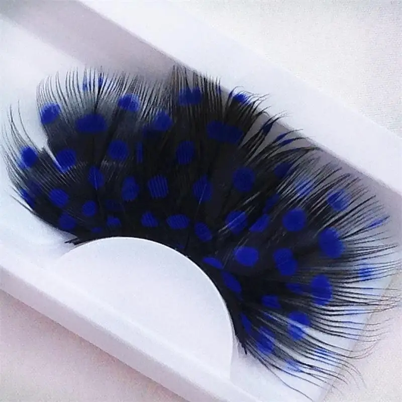 new Blue Feather 3D Fake Natural Eyelash Halloween Stage Art Performance Costume party Exaggerated Eyelashes Makeup Tools
new Blue Feather 3D Fake Natural Eyelash Halloween Stage Art Performance Costume party Exaggerated Eyelashes Makeup Tools