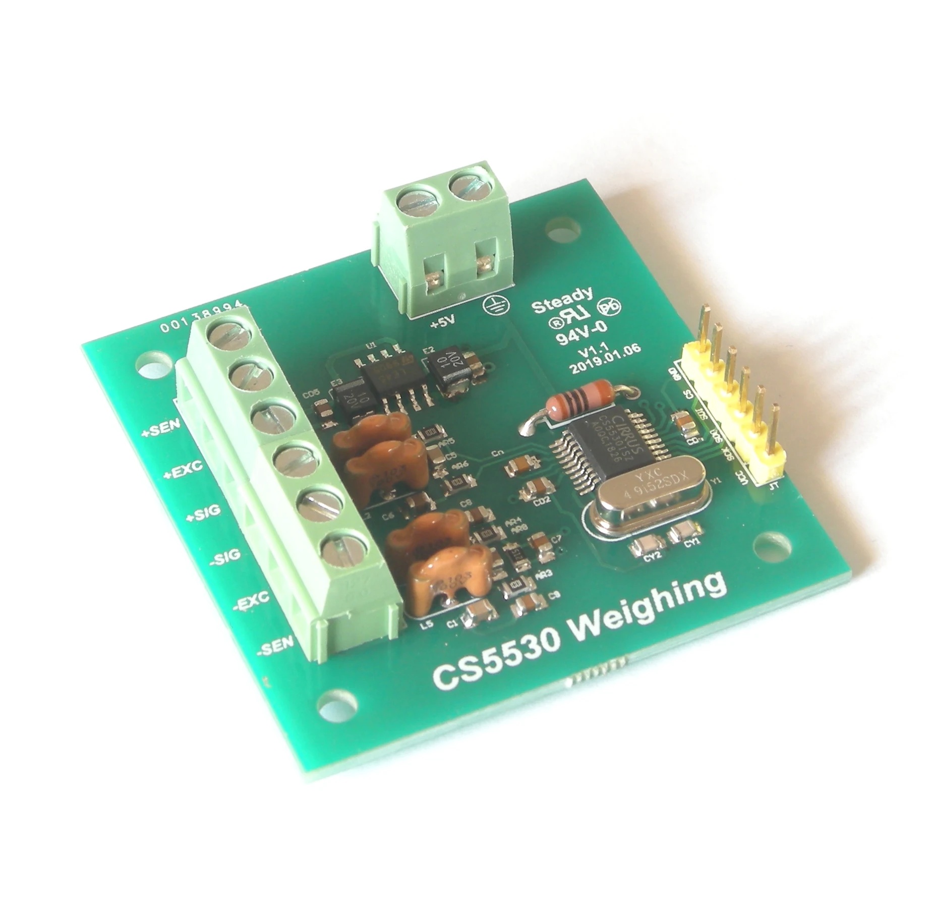 Cs5530 Module Advanced Filtering with Low Noise 4.5v Excitation US Product Program Send Routine
Cs5530 Module Advanced Filtering with Low Noise 4.5v Excitation US Product Program Send Routine