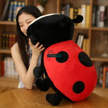 Dorimytrader 60cm Big Lovely Anime Ladybird Plush Doll Soft Black and Red Worm Pillow Doll Animal Toy Present Gift for Babies
Dorimytrader 60cm Big Lovely Anime Ladybird Plush Doll Soft Black and Red Worm Pillow Doll Animal Toy Present Gift for Babies