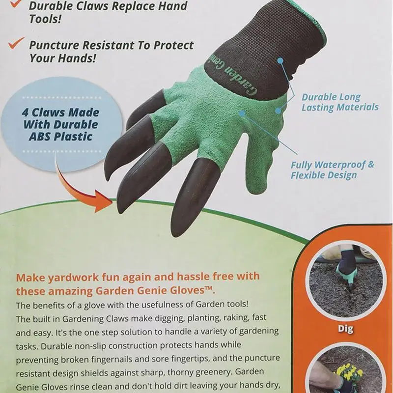 Garden gloves Dig Planting 1 pair Latex garden gloves with 4 claws Excavated Garden Work Claws Safety Working Protective Gloves
Garden gloves Dig Planting 1 pair Latex garden gloves with 4 claws Excavated Garden Work Claws Safety Working Protective Gloves
