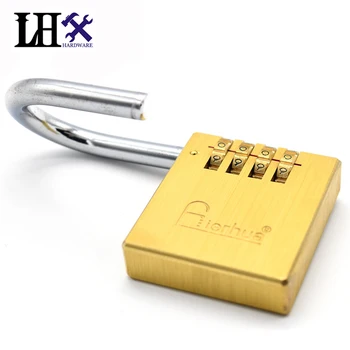 LHX Hardware Brass Padlock Code Resettable Combination Lock 4 Group Code(0-9) Door,Gate,Cabinet,Furniture Keyless Lock
LHX Hardware Brass Padlock Code Resettable Combination Lock 4 Group Code(0-9) Door,Gate,Cabinet,Furniture Keyless Lock