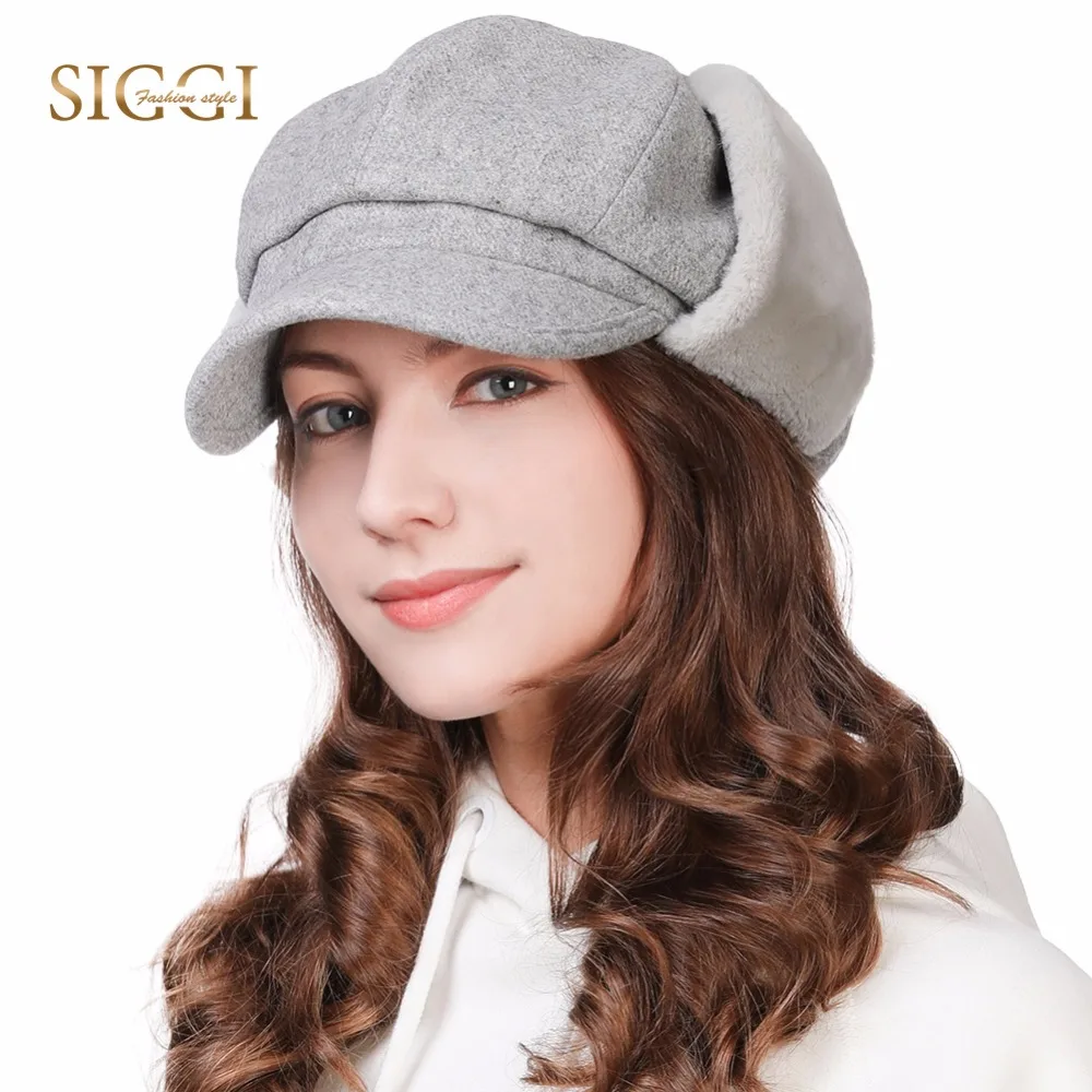 FANCET Winter Wool Berets Hats For Women Solid Adjustable Ear Flap Protection Windproof Wind Warm Caps Soft Acrylic Female 99706
FANCET Winter Wool Berets Hats For Women Solid Adjustable Ear Flap Protection Windproof Wind Warm Caps Soft Acrylic Female 99706