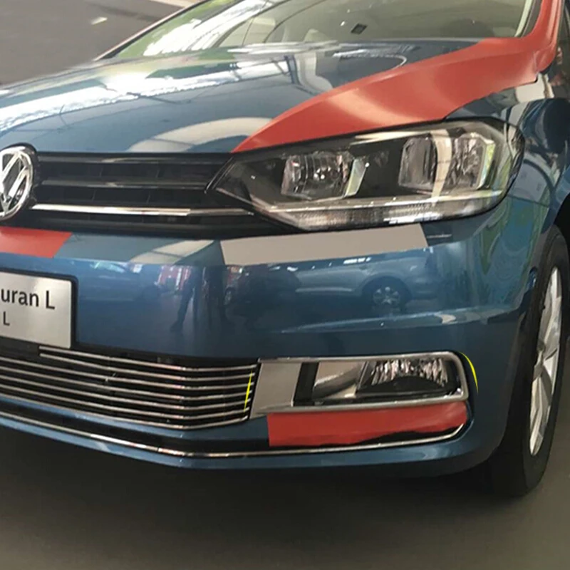 For Touran 2016 2017 2018 2019 ABS Matte Chrome Car front fog lampshade Cover Trim
For Touran 2016 2017 2018 2019 ABS Matte Chrome Car front fog lampshade Cover Trim
