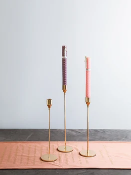 Nordic Light Luxury Rose Gold Wrought Iron Candlestick Ornaments Simple Creative Model Room Table Decoration
Nordic Light Luxury Rose Gold Wrought Iron Candlestick Ornaments Simple Creative Model Room Table Decoration